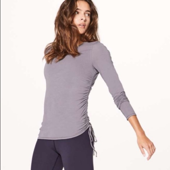 Lululemon Scrunch Side L/S Top - Picture 2 of 5